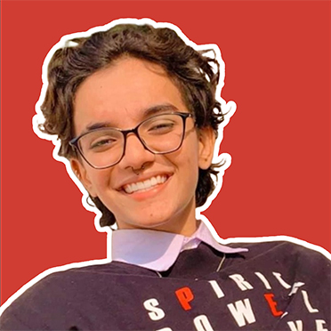 Harlowe — interactive media design student portrait